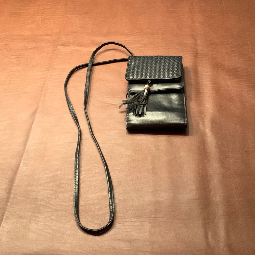 Ladies Small Wallet On A String Purse. Excellent … - image 1